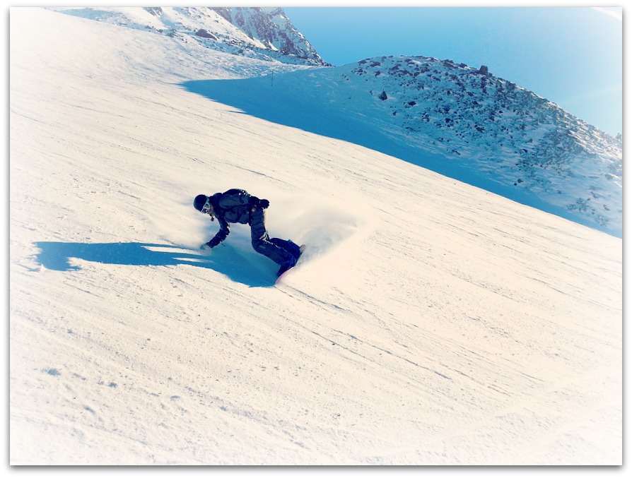 snowboard piste